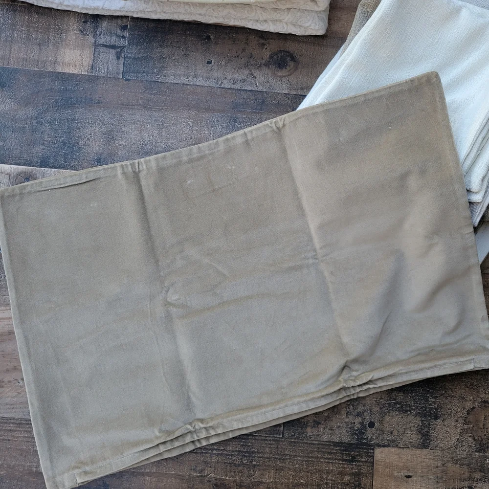New Sanela velvet lumbar pillow cover tan beige Ikea